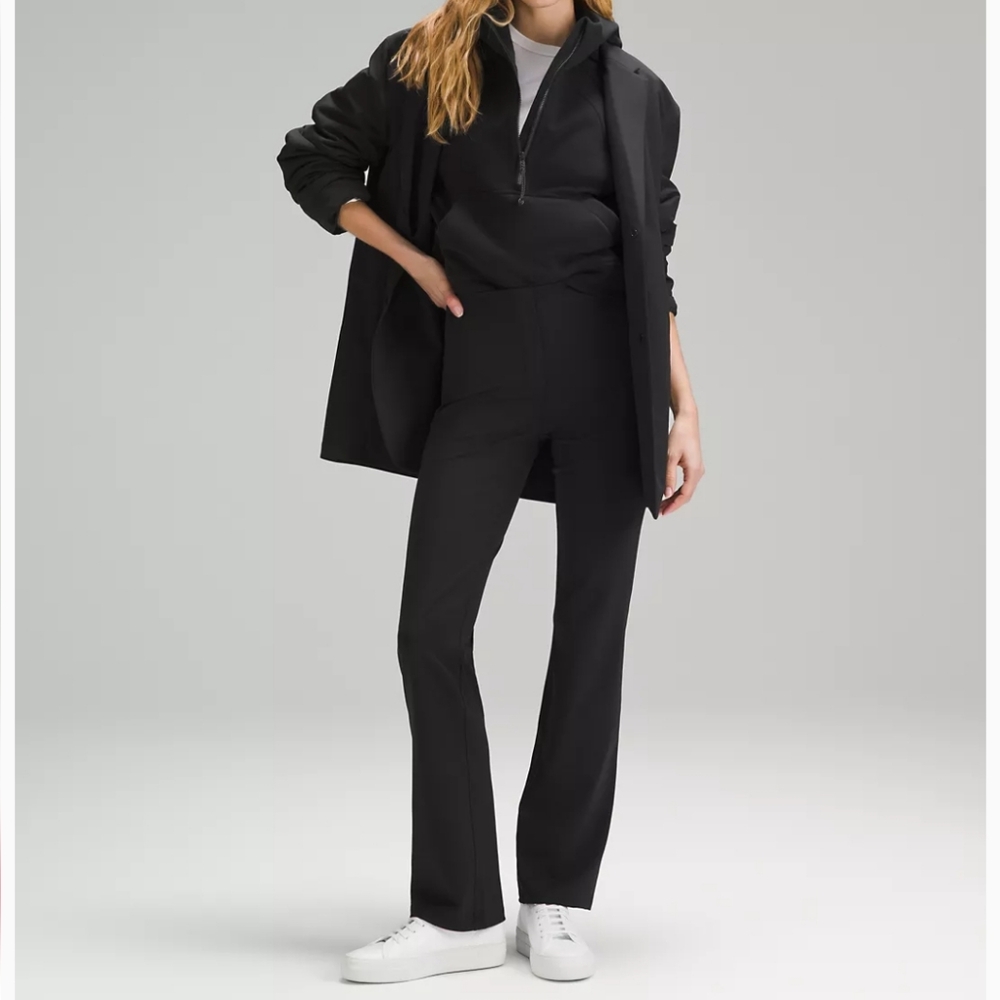 NWT Lululemon Smooth Fit Pull-On High-Rise Pant, Regular, Black, Size 4 - Picture 2 of 7